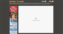 Desktop Screenshot of bubble-trouble-game.net